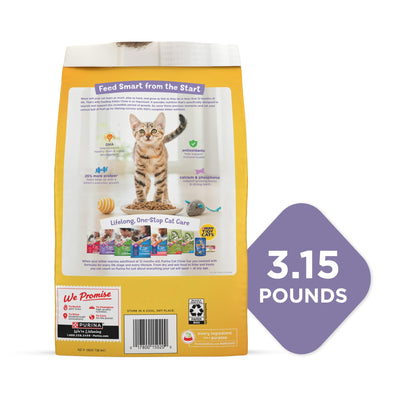 Trase A Purrina Food Healthy Development with Real Chicken Dry Food - Your Kitten Has A Lifetime of Happiness Ahead, and Keeping Her Healthy from The Start