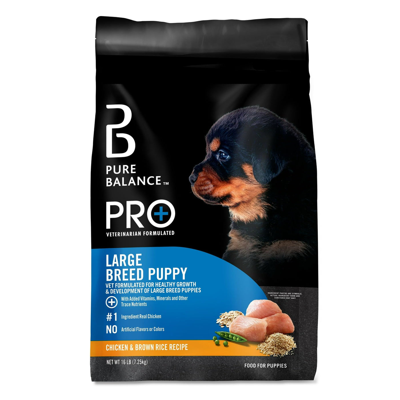 Trase A Pro+ Chicken and Brown Rice Large Breed Puppy Food - 16 Lbs - High in Protein Sources Help Support Healthy Muscle Development