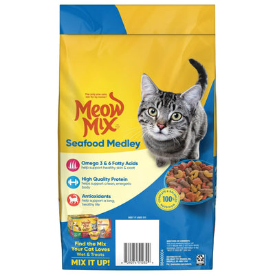 Trase A Seafood Medley Dry Cat Food - High in Protein - Support Strong, Healthy Muscles - 40 Essential Vitamins, Minerals, Amino Acids and Fatty Acids - 3.15 Pound Bag