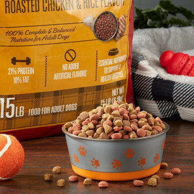 Trase A Complete Nutrition Roasted Chicken & Rice Flavor Dry Dog Food - Contains Essential Nutrients to Support a Healthy Lifestyle - No Added Artificial Flavors - 15 lbs