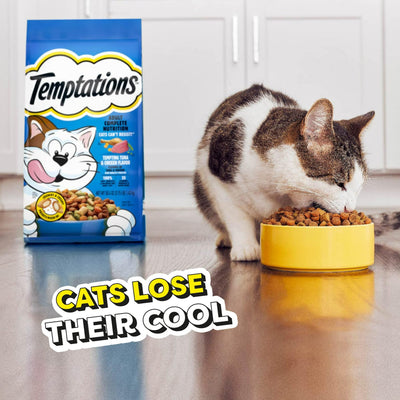 Tempting Tuna and Chicken Flavor Adult Dry Cat Food - Support Strong and Healthy Muscles - 35 Vitamins, Minerals, and Amino Acids - 3.15 Lb Bag