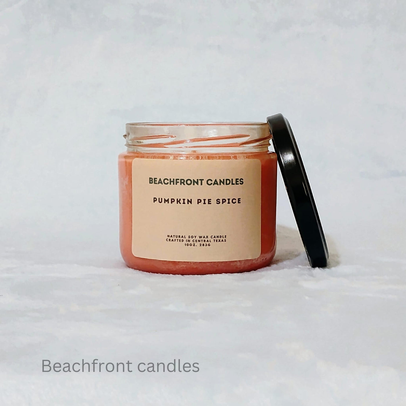 Beachfront Candle Scented Candle for Women - Aromatherapy Stress Relief Soy Wax Fragrance Candle with 65+ Hour Burn, Perfect Scented Jar Candle for Home, Men & Women (Pumpkin Pie Spice)