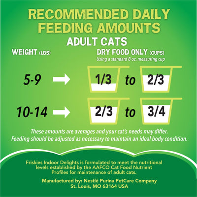 Trase A Indoor Delights Chicken & Salmon Dry Cat Food - Contains a Blend of Salmon, Chicken, Cheese and Garden Greens Flavors - Protein Supports Strong Muscles - 16 lb Bag