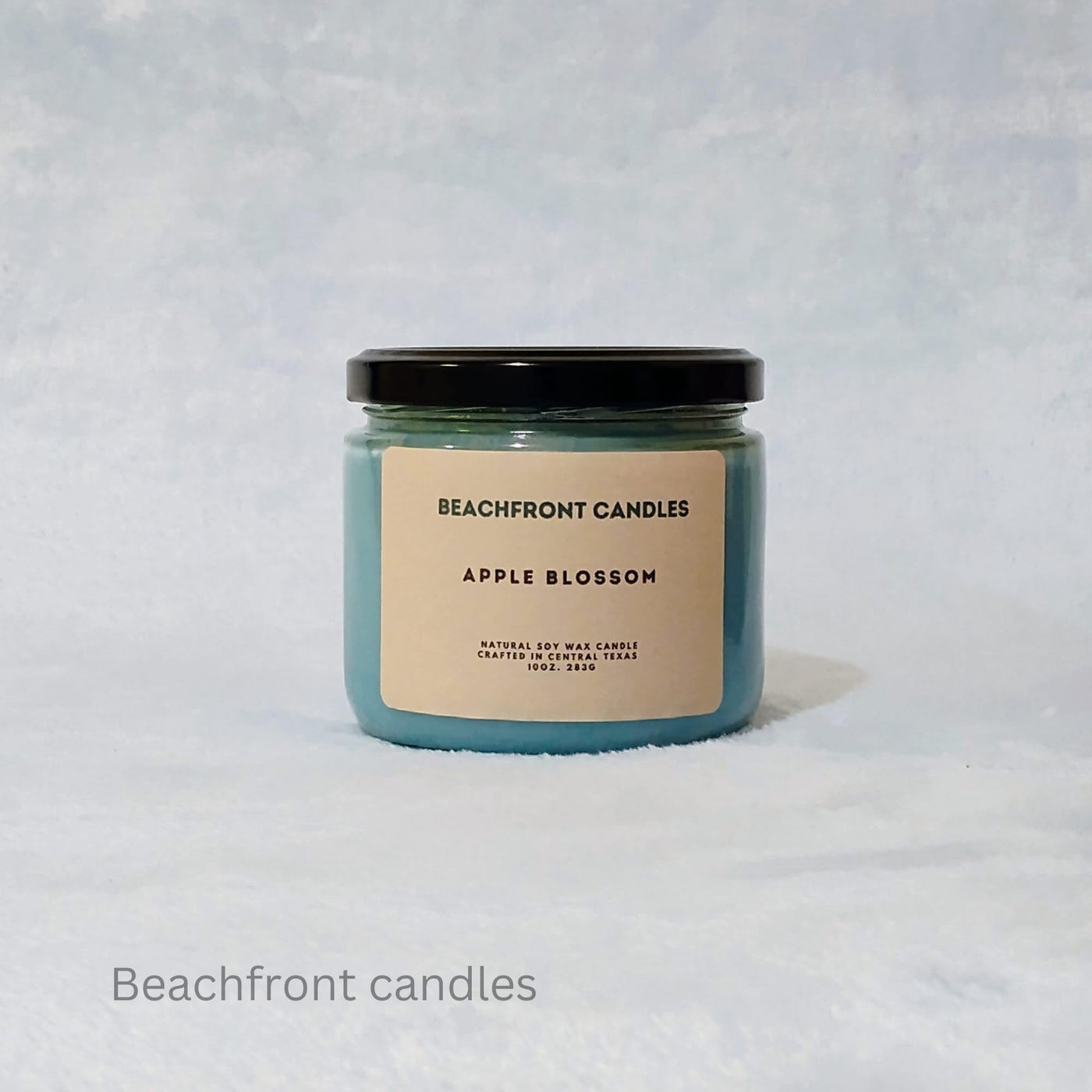 Beachfront Candle Scented Candle for Women - Aromatherapy Stress Relief Soy Wax Fragrance Candle with 65+ Hour Burn, Perfect Scented Jar Candle for Home, Men & Women (Apple Blossom)
