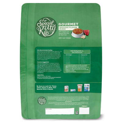 Trase A Speciial Kity Gourmet Formula Dry Cat Food, Seafood Flavor Blend, Give Energy & Vitality Support, Maintaining Healthy Weight, 35 lb