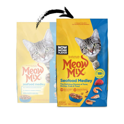Trase A Seafood Medley Dry Cat Food - High in Protein - Support Strong, Healthy Muscles - 40 Essential Vitamins, Minerals, Amino Acids and Fatty Acids - 3.15 Pound Bag
