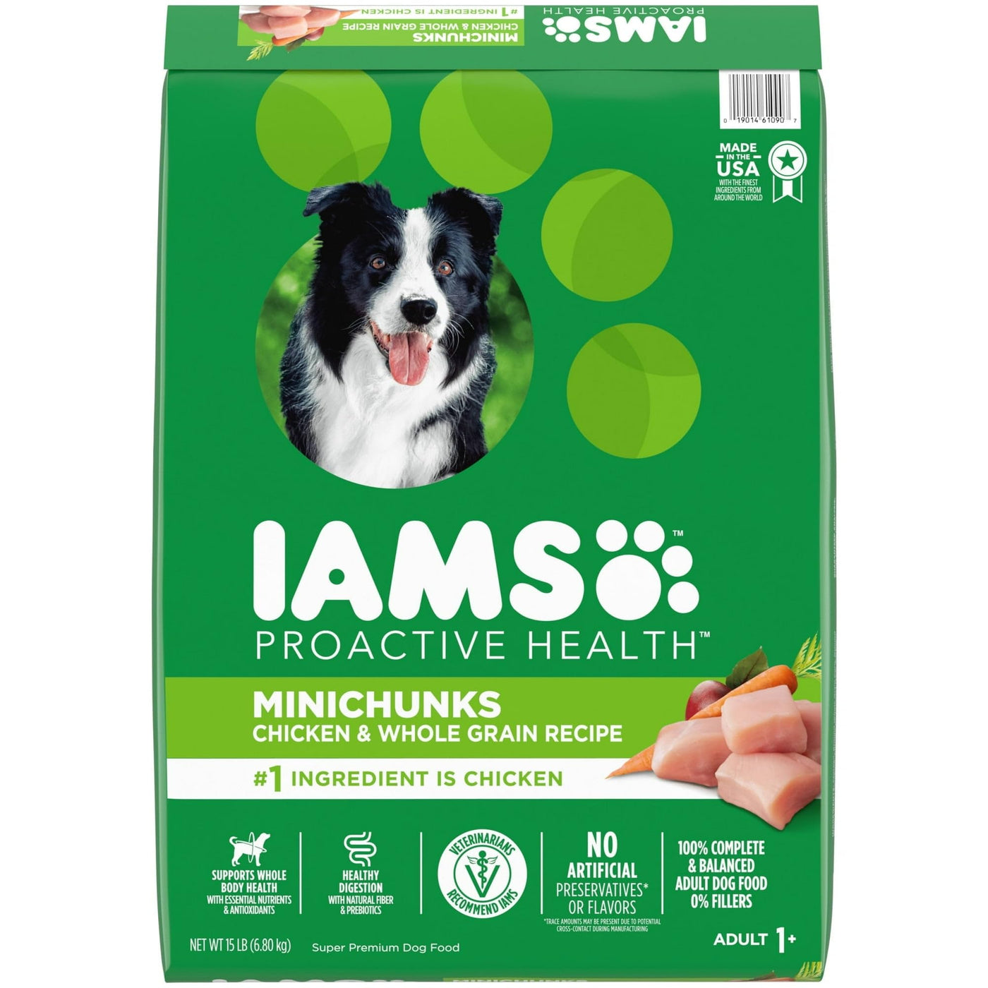 Proactive Health Minichunks Dry Dog Food with Real Chicken and Whole Grains - Enriched with Antioxidants to Help Maintain a Strong Immune System - 15 lb. Bag