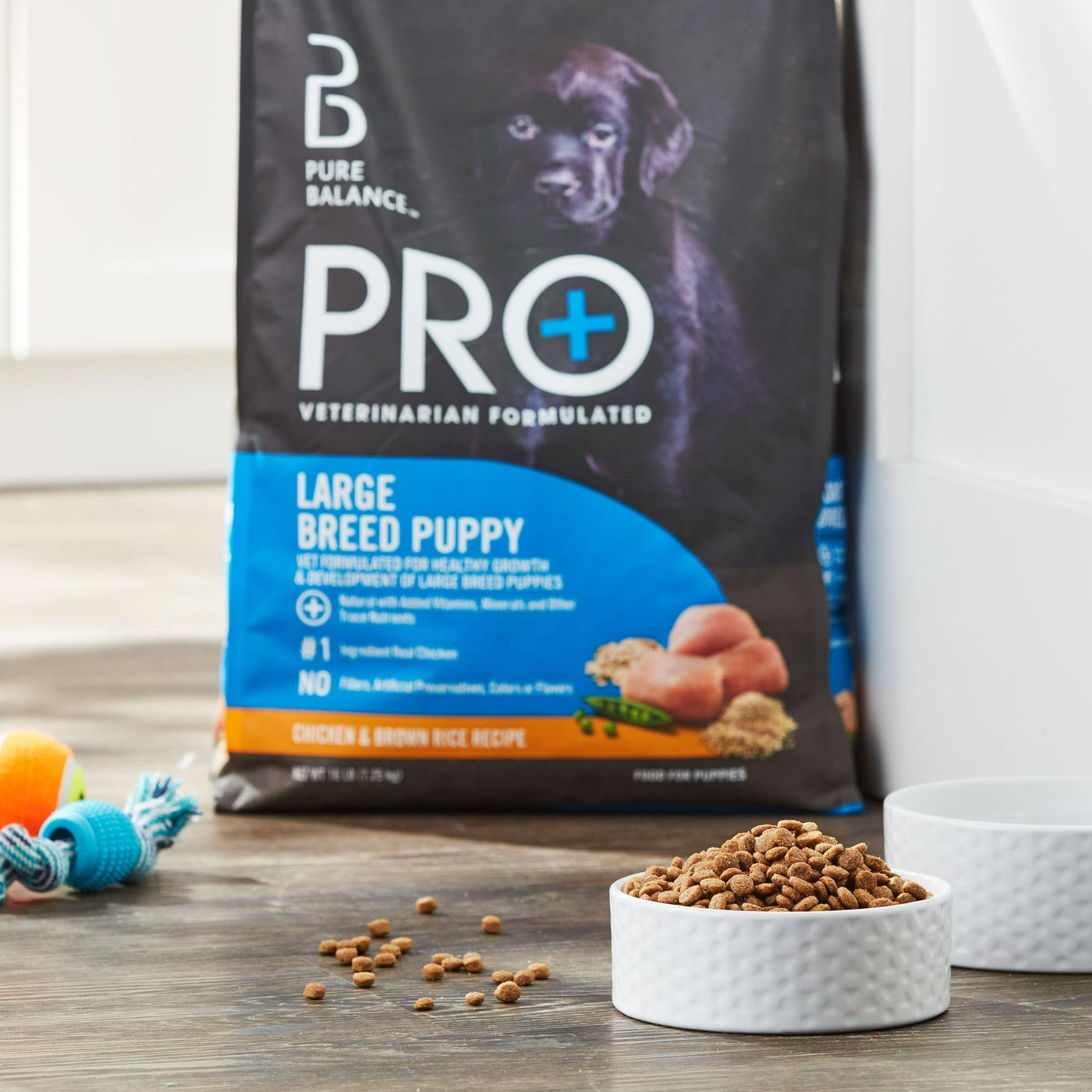 Trase A Pro+ Chicken and Brown Rice Large Breed Puppy Food - 16 Lbs - High in Protein Sources Help Support Healthy Muscle Development