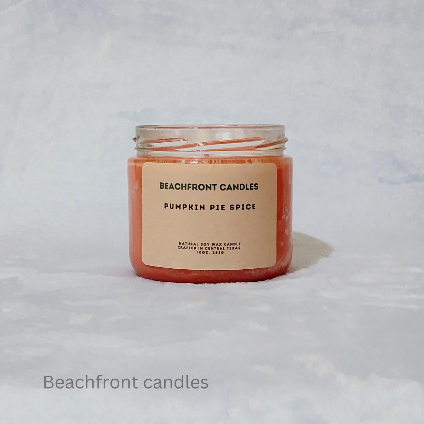 Beachfront Candle Scented Candle for Women - Aromatherapy Stress Relief Soy Wax Fragrance Candle with 65+ Hour Burn, Perfect Scented Jar Candle for Home, Men & Women (Pumpkin Pie Spice)