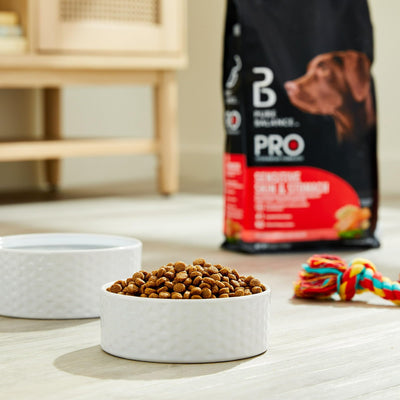 Trase A Pro+ Sensitive Skin & Stomach Dog Food - Salmon & Rice Recipe - Antioxidant Vitamins and Minerals Help Support a Healthy Immune System - Probiotics and Prebiotic Fiber Sources - 8 lb Bag