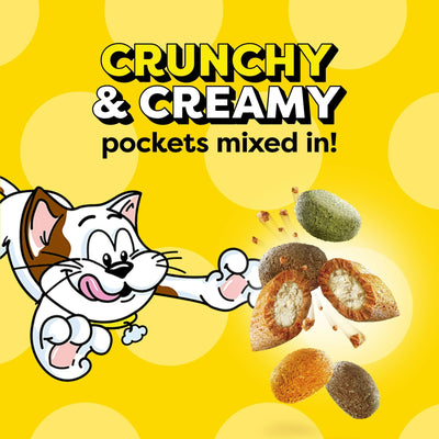 Trase A Tasty Chicken Flavor Adult Dry Cat Food - Made with Real Chicken - Crunchy & Creamy Pockets Mixed in - 35 Vitamins, Minerals, and Amino Acids - 3.15 lb Bag