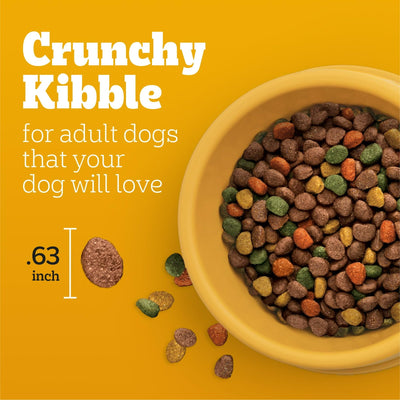 Trase A Complete Nutrition Adult Dry Dog Food Roasted Chicken - Rice & Vegetable Flavor Dog Kibble - Enriched with Omega 6 Fatty Acids - 18 lb. Bonus Bag