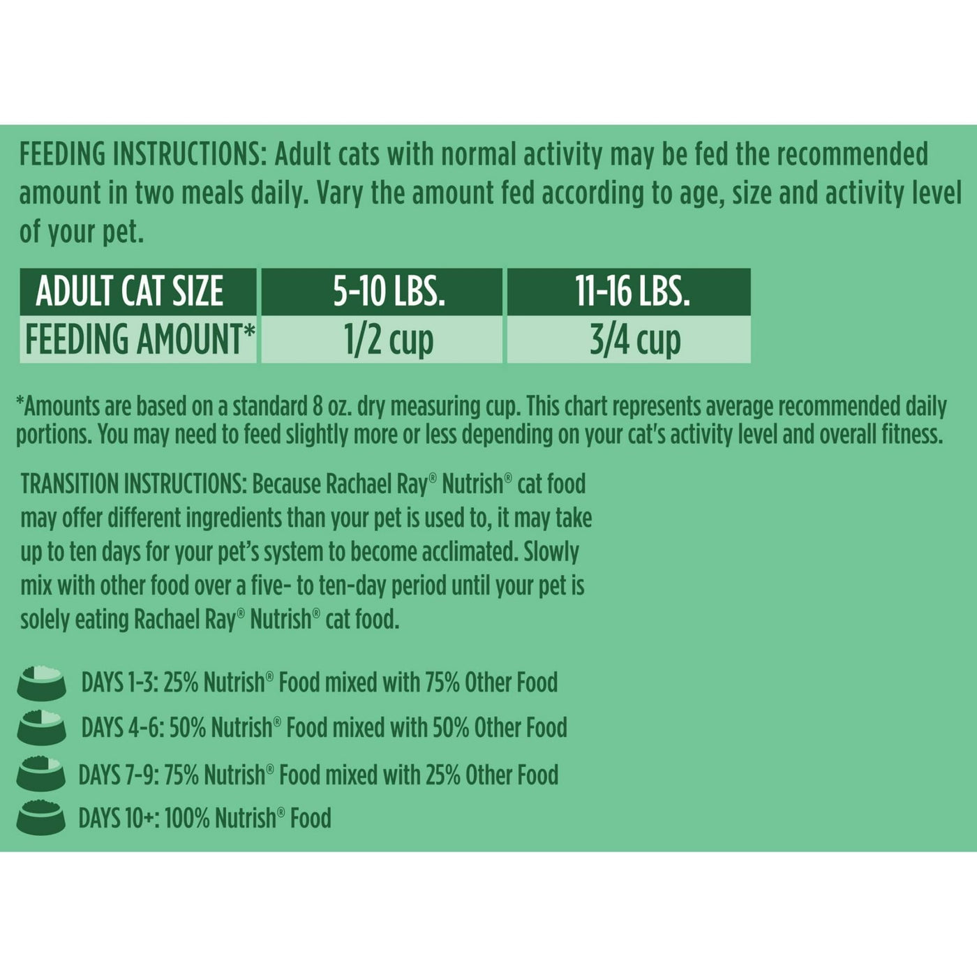 Trase A Rachael Ray Complete Chicken, Lentils & Salmon Recipe Dry Cat Food - Natural Cat Food for Adult Cats with Added Vitamins, Minerals and Other Nutrients - 3 lb. Bag
