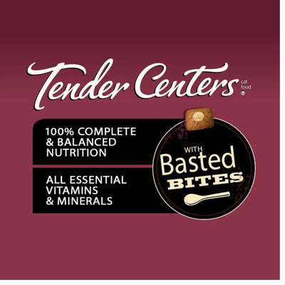 Tender Centers with Basted Bites, Chicken and Tuna Flavored Dry Cat Food Includes Basted Bites for Irresistible Taste and Texture, Crunchy Outside Meaty Inside, 13.5-Pound