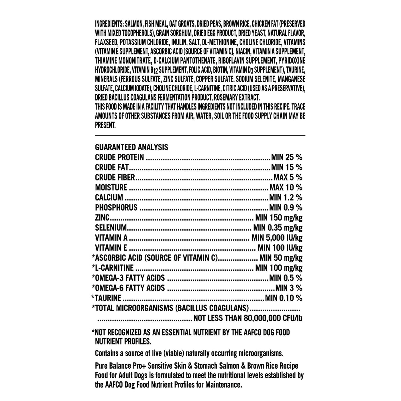 Trase A Pro+ Sensitive Skin & Stomach Dog Food - Salmon & Rice Recipe - Antioxidant Vitamins and Minerals Help Support a Healthy Immune System - Probiotics and Prebiotic Fiber Sources - 8 lb Bag
