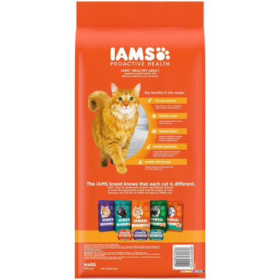 Trase A Proactive Health Healthy Adult Dry Cat Food with Real Salmon - Dry Cat Food Supports Whole Body Health with Essential Nutrients - Support a Strong Immune System - 7 Lb Bag