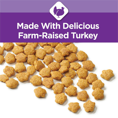 Sensitive Stomach Dry Cat Food, Turkey - Protein Rich with Real Farm Raised Turkey - Omega 6 Fatty Acids to Promote Healthy Skin and a Shiny Coat - 3.15 lb Bag