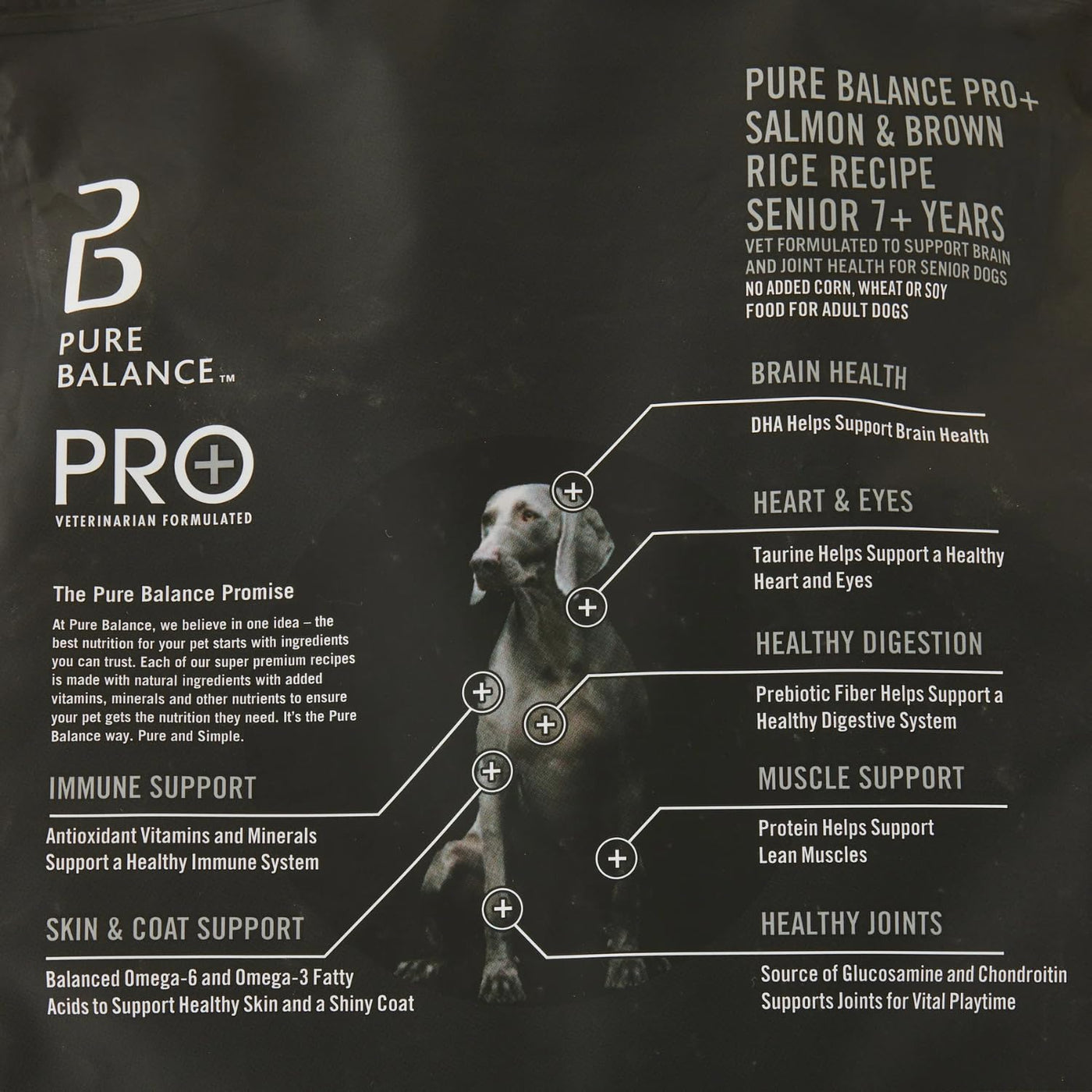 Trase A Pro+ Senior Salmon & Brown Rice Recipe Dry Dog Food, Real Salmon is The First Ingredient, 8 lbs