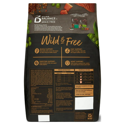 Trase A Wild & Free Salmon & Pea Recipe Dry Dog Food, Grain-Free, No Artificial Colors or Flavors, Complete and Balanced Nutrition, 24 lbs