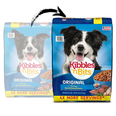 Trase A Dry Dog Food Savory Beef & Chicken Flavors - Complete and Balanced Nutrition for Adult Dogs - 23 Essential Vitamins and Minerals - 16 Pound
