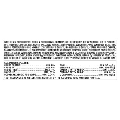 Trase A Purre Balance Pro+ Chicken Stew Wet Dog Food for Puppies, Grain Free Formula, Chicken Flavored, 3.5 oz Cups (12 Pack)