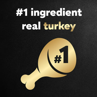 (3 Pack) Adult Classic Turkey with Loaf in Sauce Wet Dog Food - 3.5 oz Tray - Complete and Balanced and Fortified with Vitamins and Minerals to Help Dogs