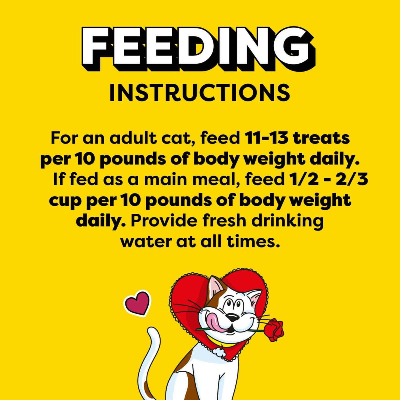 Classic Blissful Catnip Flavor Limited Edition Valentine’s Day Crunchy and Soft Cat Treats - Complete and Balanced Nutrition for Adult Cat - 16 oz Tub