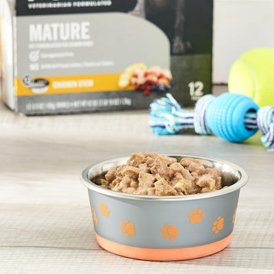 Trase A (3 Pack) Pro+ Chicken Stew Wet Dog Food for Mature Pets, Grain Free - 3.5 oz Cups (12 Pack) - Made with Real Chicken - Single Serving Meal Cup