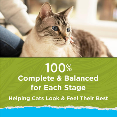 Natural Indoor Dry Cat Food with Added Vitamins, Mineral, and Nutrients - Chicken & Turkey - Complete and Balanced for Adult Cats - Natural Fiber Helps Controls Hairballs - 3.15 lb Bag