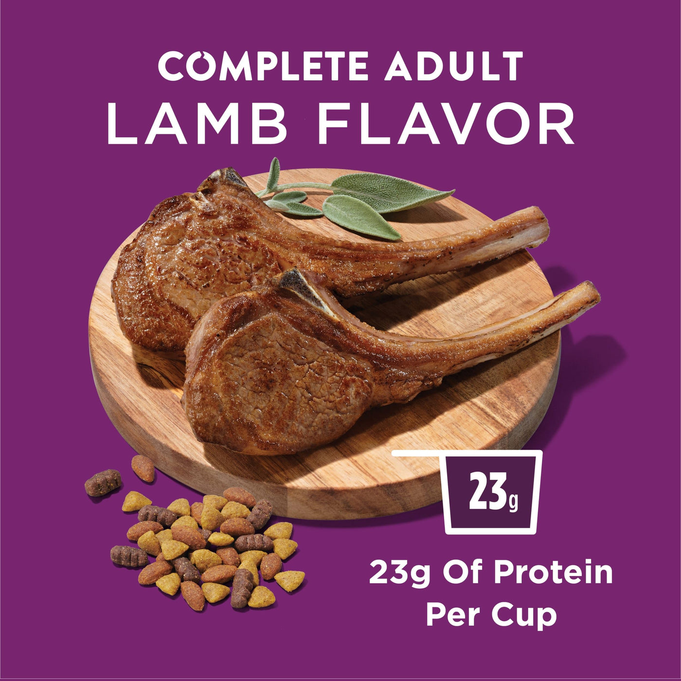 Trase A Purrina Dog Chow High Protein Real Lamb Flavor Dry Dog Food for Adult Dogs, Helps Clean Teeth, 44 lb Bag
