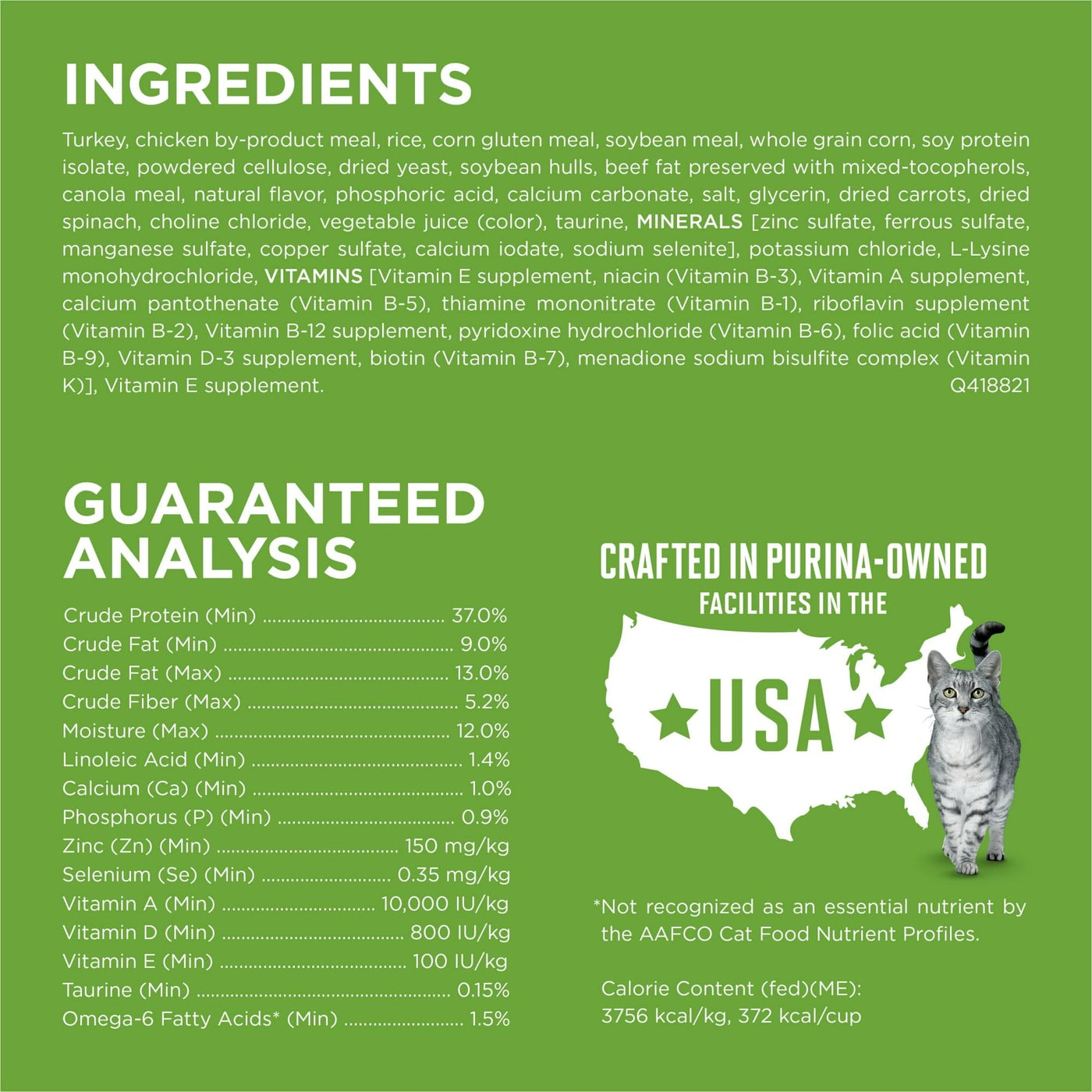 Dry Cat Food with Turkey Flavor - Low Fat, Weight Control Indoor Dry Cat Food - 100 Percent Complete and Balanced Nutrition - Made Without Corn, Wheat or Soy - 3.5 lb Bag