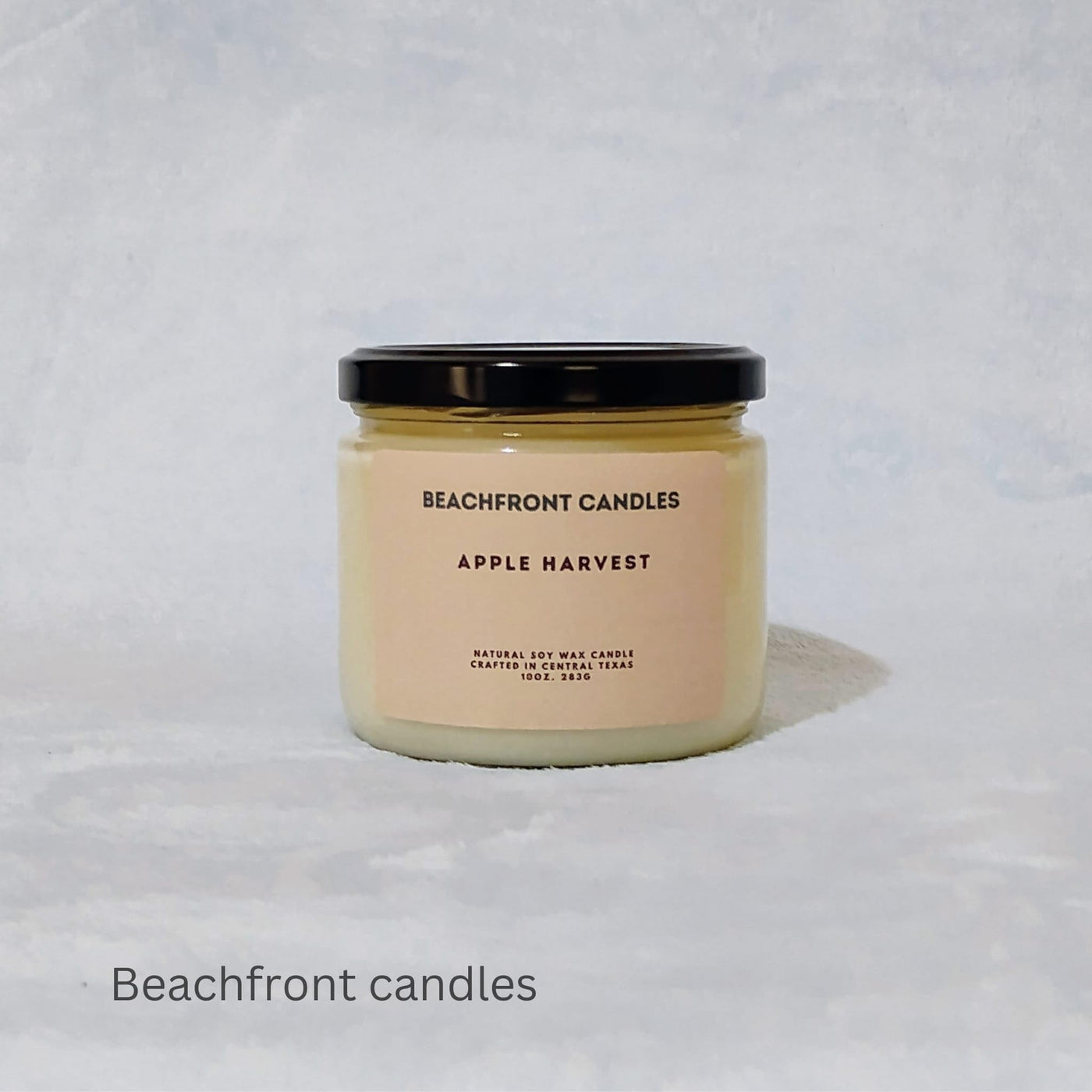 Beachfront Candle Scented Candle for Women - Aromatherapy Stress Relief Soy Wax Fragrance Candle with 65+ Hour Burn, Perfect Scented Jar Candle for Home, Men & Women (Apple Harvest)