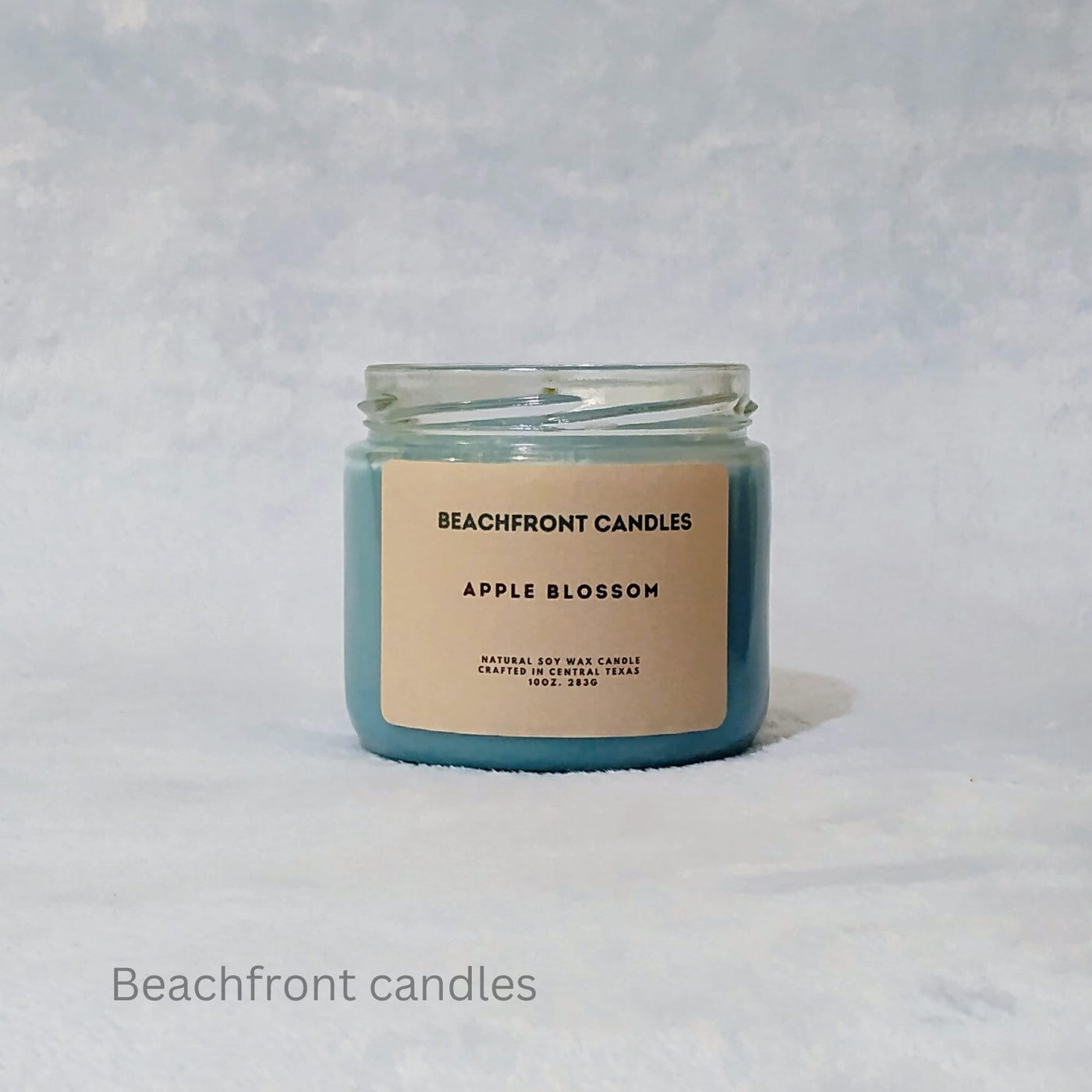 Beachfront Candle Scented Candle for Women - Aromatherapy Stress Relief Soy Wax Fragrance Candle with 65+ Hour Burn, Perfect Scented Jar Candle for Home, Men & Women (Apple Blossom)