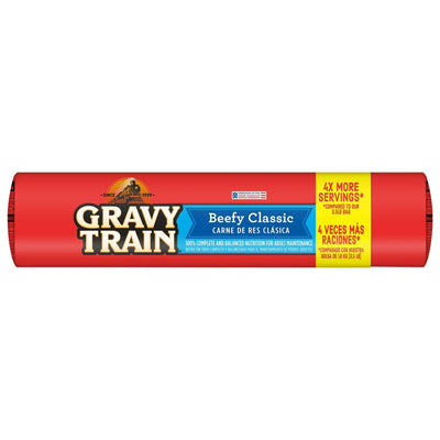 Trase A Beefy Classic Dry Dog Food - Essential Vitamins and Minerals for Healthy, Active Lives - Complete and Balanced Nutrition for Adult Dogs - 14 Lb. Bag